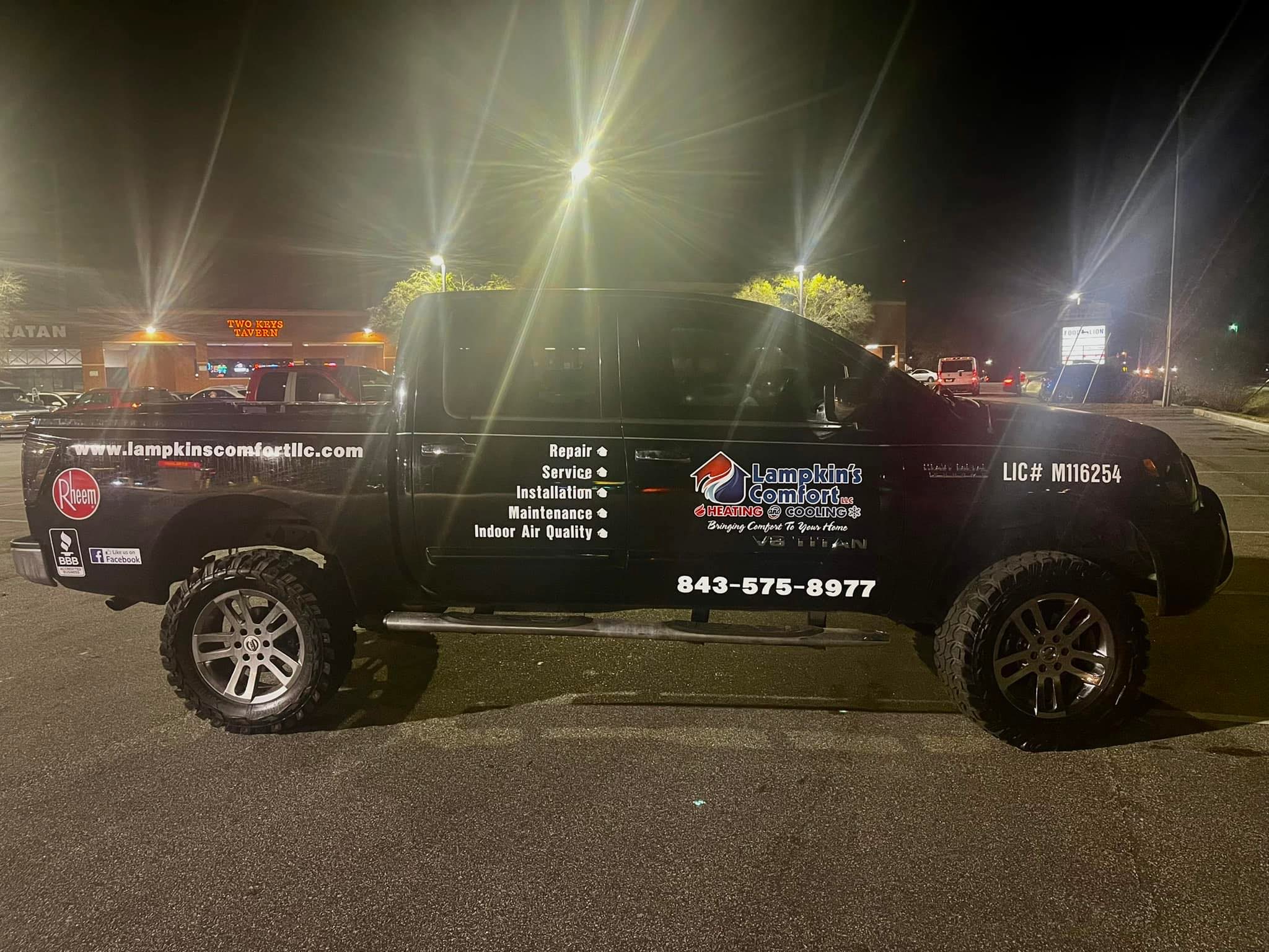 Lampkins Comfort LLC Service Truck